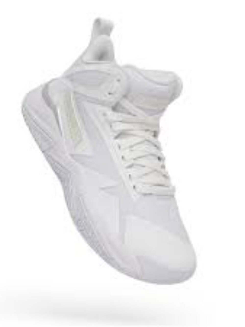 MOOLAH TRIPLE DOUBLE WHITE HOT HIGH TOP TENNIS SHOES Womans sz 7 NWT